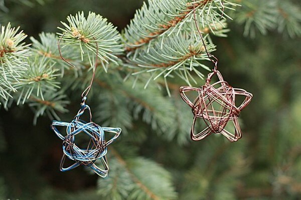 Handmade Star Wire Ornaments