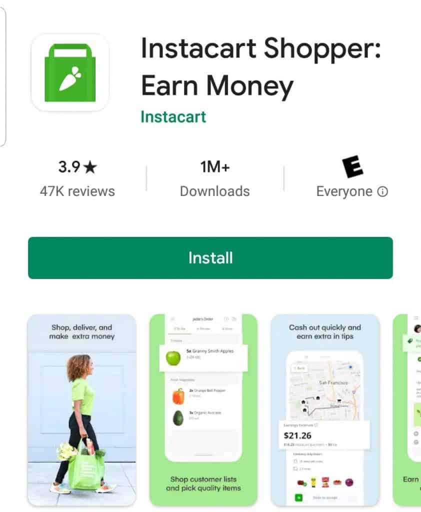 Instale la aplicación Instacart