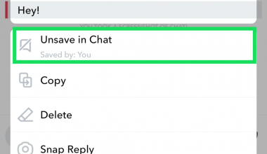 Formas de eliminar mensajes guardados en Snapchat