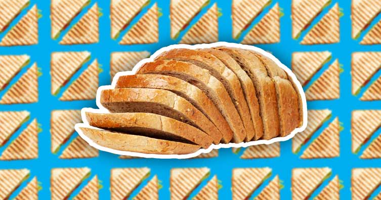 Sliced bread loaf sandwiches food lunch snack