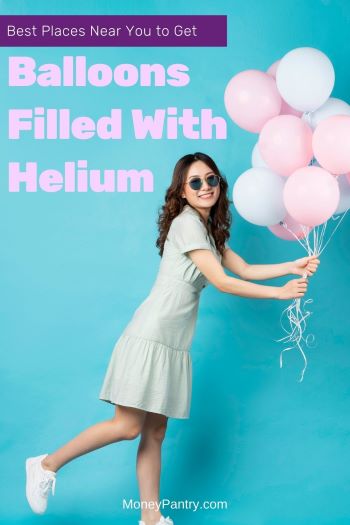 Estos son los mejores lugares donde puedes inflar tus globos con helio a bajo precio...