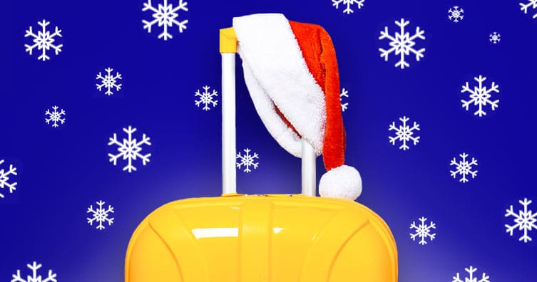 suitcase santa hat snowflakes4