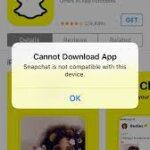 ¿Por qué Snapchat no se descarga en mi iPhone?