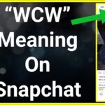 ¿Qué significa Wcw en Snapchat?