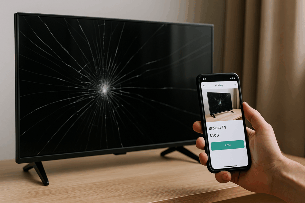 15 lugares para vender tu televisor roto (o viejo) por dinero