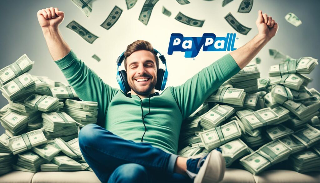 ganar dinero en paypal escuchando música