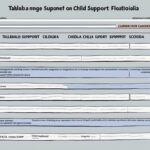 tabla de child support florida en español