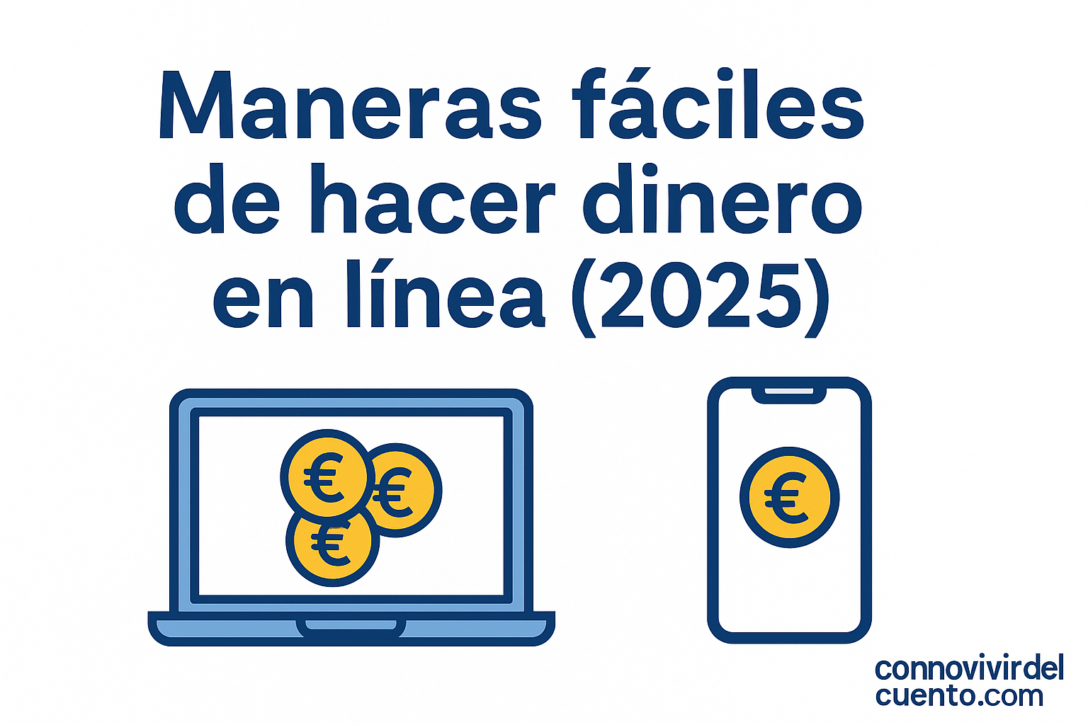 Maneras fáciles de hacer dinero en línea en 2025