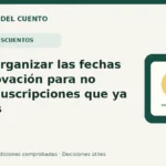 Cómo organizar las fechas de renovación para no pagar suscripciones que ya no usas