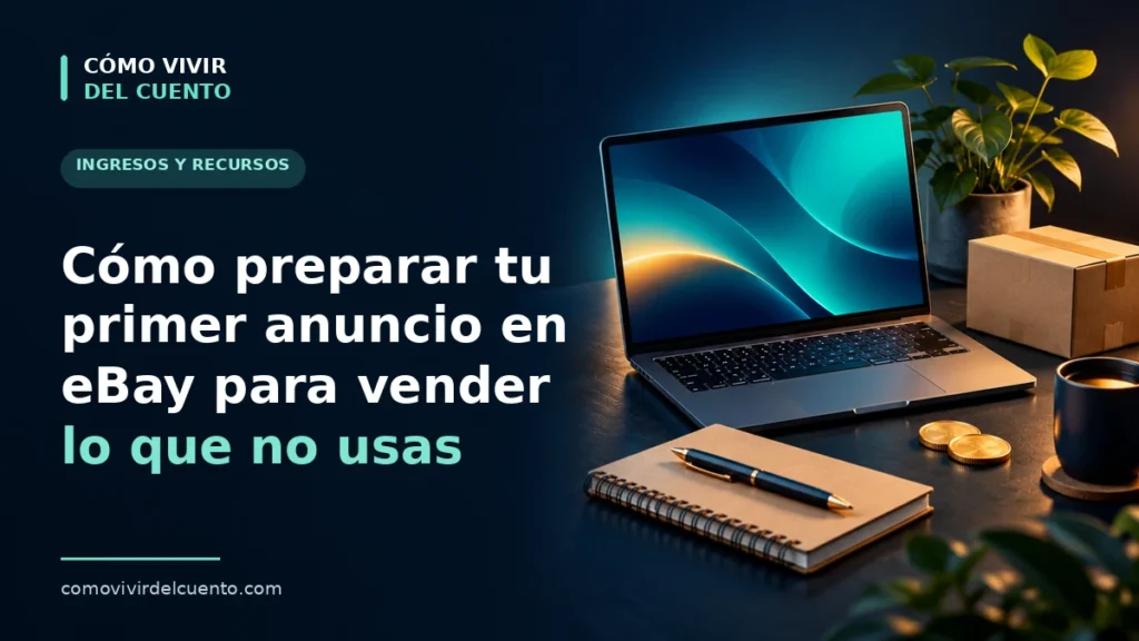Cómo preparar tu primer anuncio en eBay para vender lo que no usas