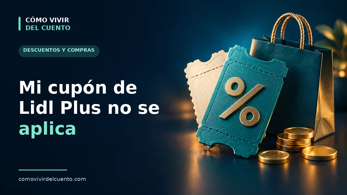 Mi cupón de Lidl Plus no se aplica: qué revisar antes de pasar por caja