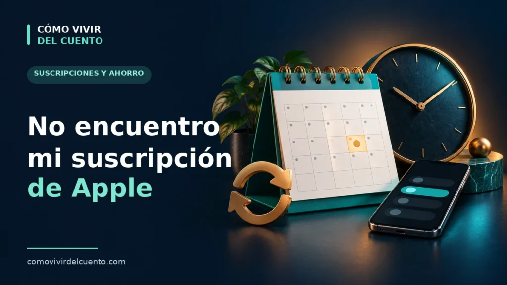 No encuentro mi suscripción de Apple: cómo localizarla y cancelarla